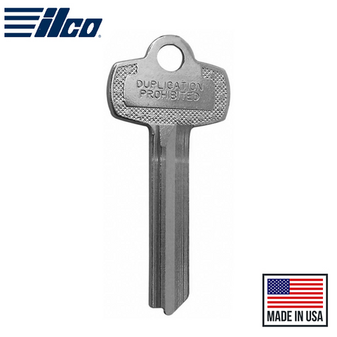 1A1B1 - BEST B Key Blank - 6 or 7 Pin - ILCO - UHS Hardware