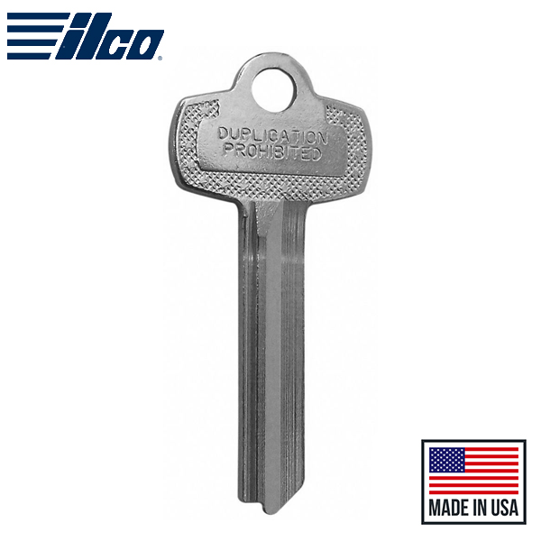 1A1K1 - BEST K Key Blank - 6 or 7 Pin - ILCO - UHS Hardware