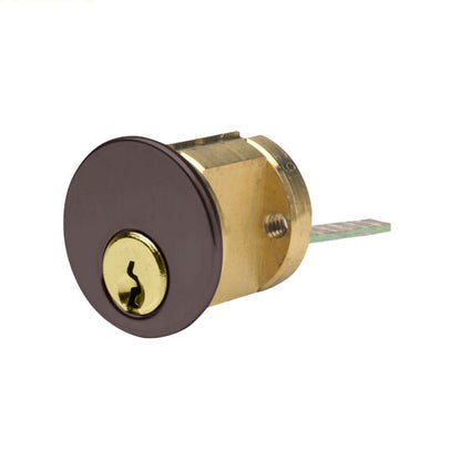 ILCO - 7075 - RIM Cylinder - 5 Pin - 1 1/8" - Schlage C - KA - Dark Bronze - Grade 1 - UHS Hardware