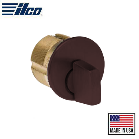 ILCO - 7161 - Turnknob Mortise Cylinder - 1" - Adams Rite Cam - 10B - Oil Rubbed Bronze - Grade 1 - UHS Hardware