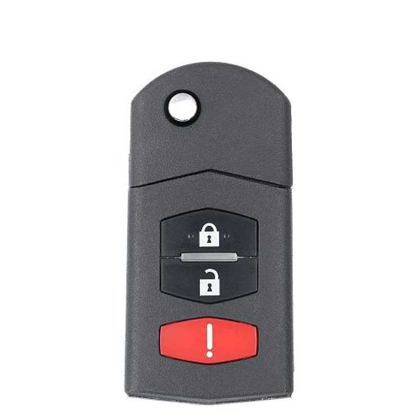 2006 - 2015 Mazda / 3-Button Flip Key / PN: CC43-67-5RYC / BGBX1T478SKE125-01 (AFTERMARKET) - UHS Hardware
