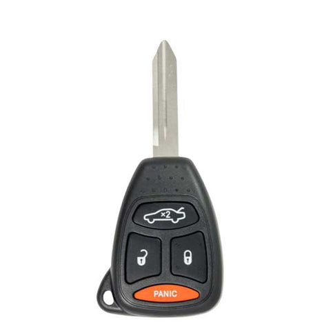 2005-2009 Chrysler Dodge Jeep / 4-Button Remote Head Key / PN: 05179512AA / KOBDT04A (AFTERMARKET) - UHS Hardware