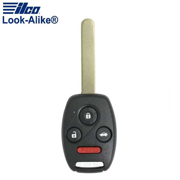 2003-2007 Honda / 4-Button Remote Head Key / PN: 35118-SDA-A11 / 0UCG8D-380H-A (AFTERMARKET) - UHS Hardware
