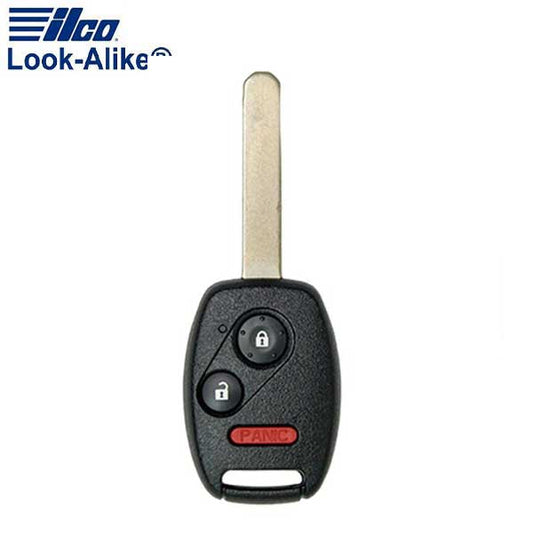 2007-2007 Honda / 3-Button Remote Head Key / PN: 35111-SLN-305 / OUCG8D-380H-A (AFTERMARKET) - UHS Hardware