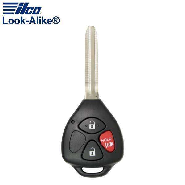 2009-2016 Toyota / 3-Button Remote Head Key / PN: 89070-02640 / GQ4-29T (AFTERMARKET) - UHS Hardware