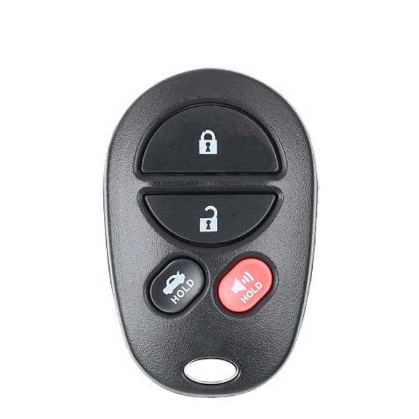 2005-2008 Toyota / 4-Button Keyless Entry Remote / PN: 89742-07020 / GQ43VT20T (AFTERMARKET) - UHS Hardware