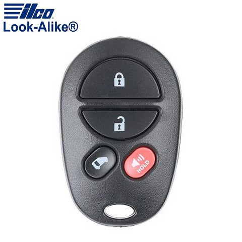 2004-2013 Toyota Sienna / 4-Button Keyless Entry Remote / PN: 89742-AE020 / GQ43VT20T (AFTERMARKET) - UHS Hardware