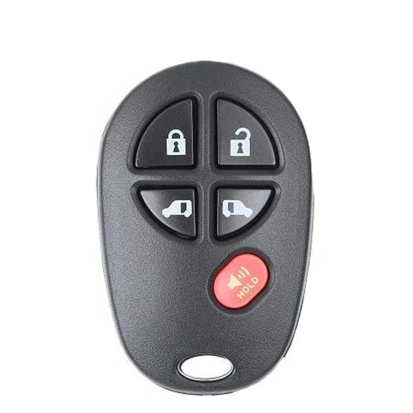 2004-2019 Toyota / 5-Button Keyless Entry Remote / PN: 89742-AE030 / GQ43VT20T (AFTERMARKET) - UHS Hardware