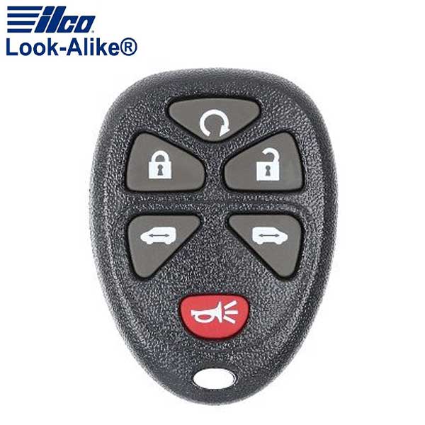 2005-2011 GM / 6-Button Keyless Entry Remote / PN: 15114376 / KOBGT04A (AFTERMARKET) - UHS Hardware