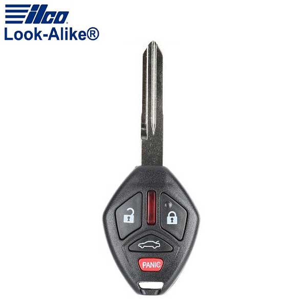 2006-2007 Mitsubishi / 4-Button Remote Head Key / PN: G8D-620M-A / OUCG8D-620M-A (AFTERMARKET) - UHS Hardware