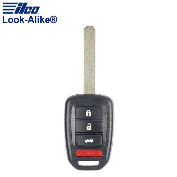 2016-2019 Honda Accord / 3-Button Remote Head Key / PN: 35118-T2A-A60 / MLBHLIK6-1TA (AFTERMARKET) - UHS Hardware