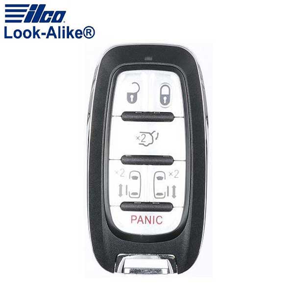 2017-2020 Chrysler Pacifica / Voyager / 6-Button Smart Key / No KeySense / PN: 68241532AC / M3N-97395900 (AFTERMARKET) - UHS Hardware