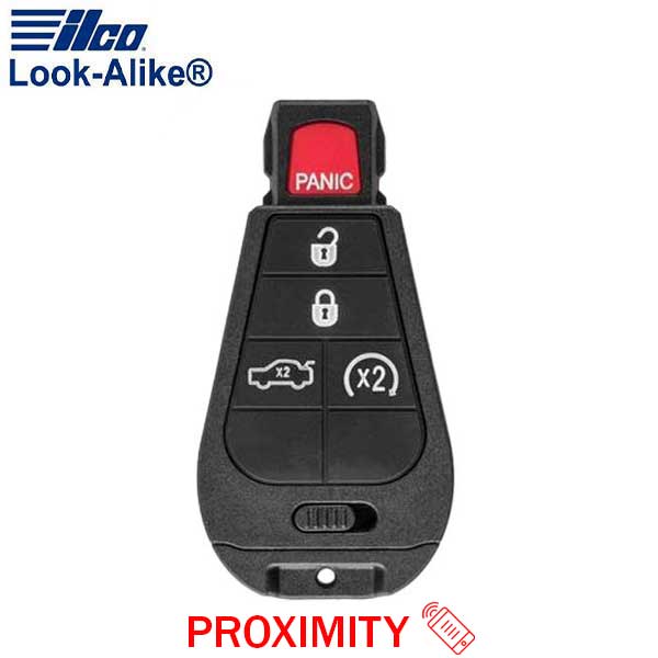 2008-2014 Jeep Dodge Chrysler / 5-Button Fobik Key w. PROX / PN: 05026566 / IYZ-C01C (AFTERMARKET) - UHS Hardware