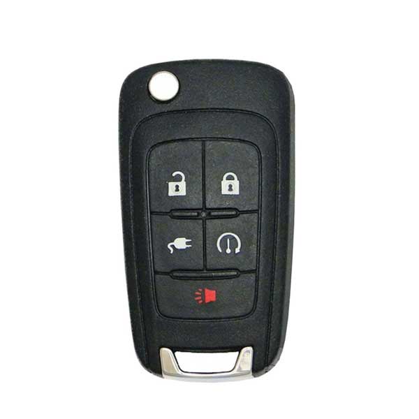 2011-2015 Chevrolet Volt / 5-Button Remote Flip Key / PN: 22755321 / OHT05918179 (AFTERMARKET) - UHS Hardware