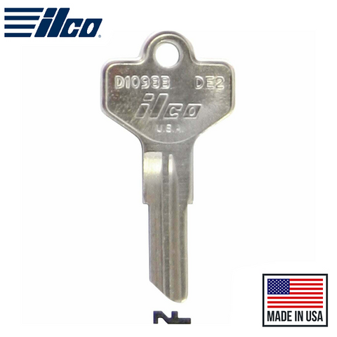 ILCO-D1098B-DE2 Key Blank - 5 Pin or Disc - ILCO - UHS Hardware