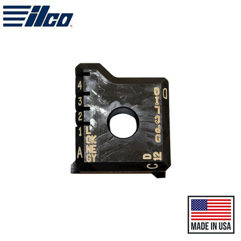 Ilco - Silca - D743271ZB - 02V Clamp - for ASSA Long Keys DP / CLIQ / D-12 - for Futura Pro - UHS Hardware