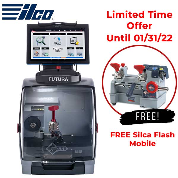 ILCO - Silca Futura Edge - Edge Cut Key Cutter and Duplicator (FREE Silca Flash Mobile) - UHS Hardware