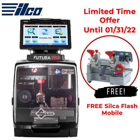 ILCO - Silca Futura Pro NA - Laser-Cut Key Cutter and Duplicator (FREE Silca Flash Mobile) - UHS Hardware