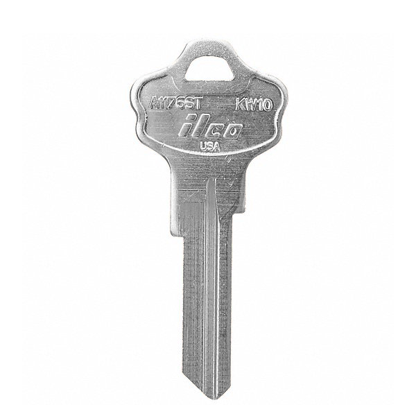 KW10-NP Key Blank - 5 Pin or Disc - ILCO - UHS Hardware