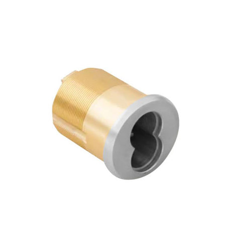 Ilco - R28106 - 1 1/4" - SFIC Small Format IC Core - Thin Head Mortise Cylinder - Adams Rite Cam  - Satin Chrome - 6-Pin - UHS Hardware