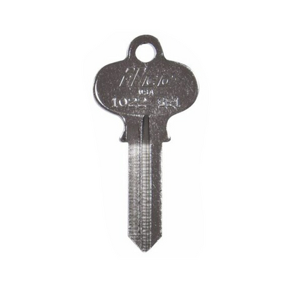 ﻿﻿1022-SE1 SEGAL Key Blank - ILCO - Nickle - UHS Hardware