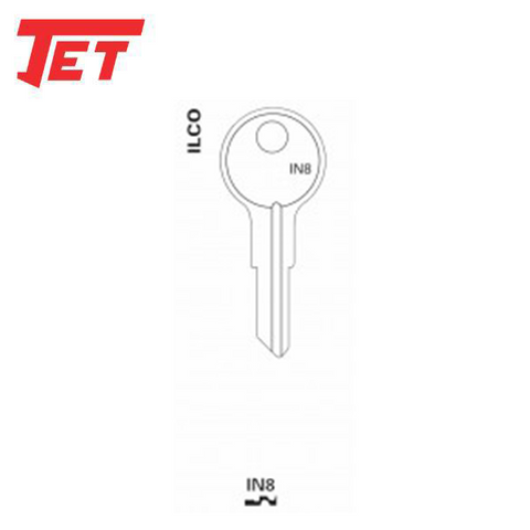 JET - IN8 - ILCO - 5-Pin Cabinet Key - UHS Hardware