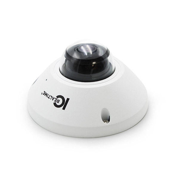 IC Realtime - IPEL-F50F-W2 / 5MP Indoor 360 Spherical Dome Camera / 1.4mm Fisheye Lens (360 AOV) / Built In Microphone / POE