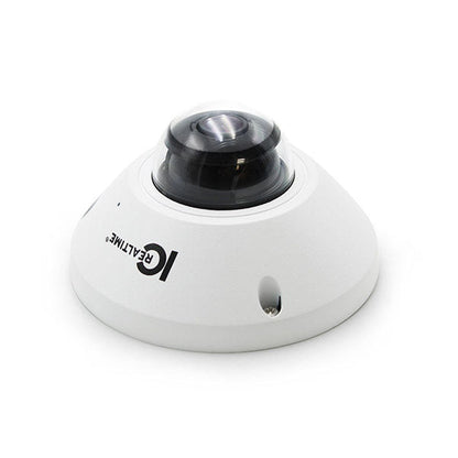 IC Realtime - IPEL-F50F-W2 / 5MP Indoor 360 Spherical Dome Camera / 1.4mm Fisheye Lens (360 AOV) / Built In Microphone / POE