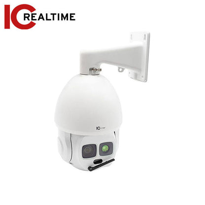 IC Realtime - IPEL-P2045X-IRW1 / 2MP IP Full Size PTZ / 45X Optical Zoom I-Sniper / 1804 Feet Smart IR / Hi-PoE Capable / Ai with Auto Tracking