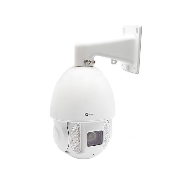 IC Realtime - IPEL-P5030X-IRW1 / 5MP IP Full Size PTZ / 30X Optical Zoom / 656 Feet Smart IR / Hi-PoE Capable / Ai On-Board Analytics