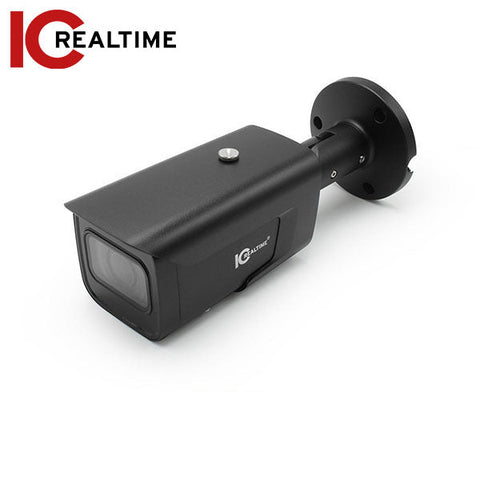 IC Realtime - IPMX-B40F-IRB2 / 4MP IP Indoor/Outdoor Small Size Bullet Camera / Fixed 2.8mm Lens (103 AOV) / 164 Ft Smart IR / POE / AI (Black)