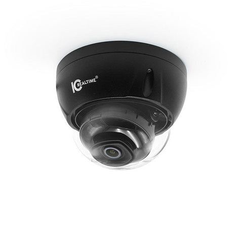 IC Realtime - IPMX-D40F-IRB2 / 4MP IP Indoor/Outdoor Small Size Vandal Dome Camera / Fixed 2.8mm Lens (103 AOV) / 164 Ft Smart IR / POE AI / TAA Compliant