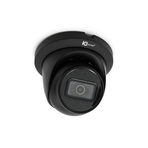 IC Realtime - IPMX-E40F-IRB2 / 4MP IP Indoor/Outdoor Small Size Vandal Eyeball Black Dome Camera / Fixed 2.8mm Lens (103°) / 164 Ft Smart IR / PoE Capable