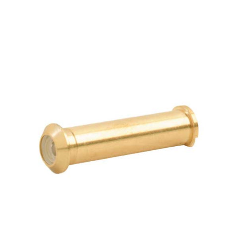 IVES - 701 - One-Way Narrow Door Viewer - 120° Angle - For Doors 2-1/8" to 2-5/8" Thick - Satin Brass - UHS Hardware