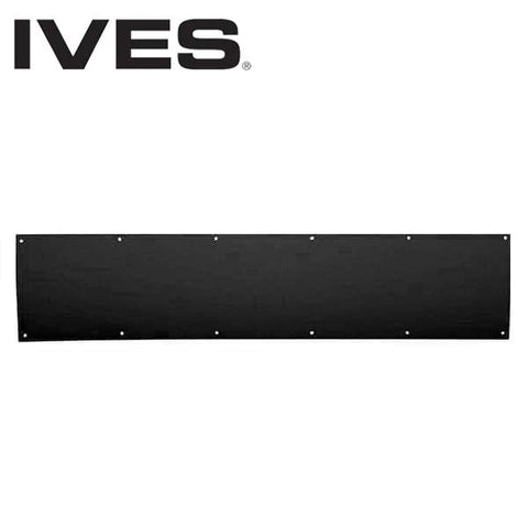 IVES - 8400 B-CS - Kick Plate - 10" x 35" - Black