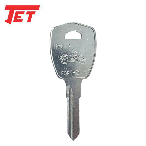 JET - HYD19-NP - Harley Davidson Mechanical Key - UHS Hardware