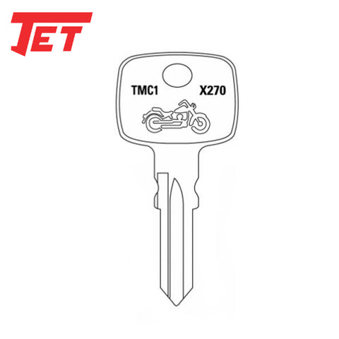 JET - TRIUMPH Motorcycle Key - UHS Hardware