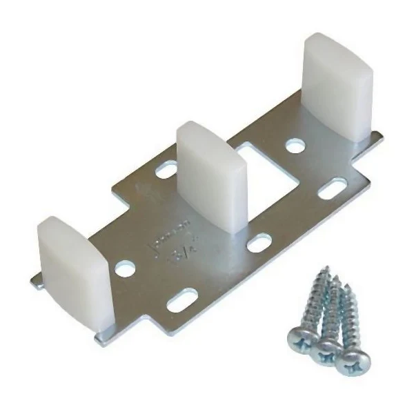 Johnson Hardware - 2034 - Door Guide - For 1-3/4" 200 Series Bypass Doors - Aluminum - UHS Hardware