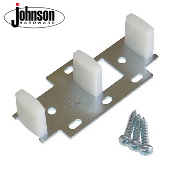 Johnson Hardware - 2034 - Door Guide - For 1-3/4" 200 Series Bypass Doors - Aluminum - UHS Hardware
