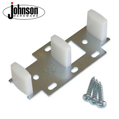 Johnson Hardware - 2034 - Door Guide - For 1-3/4" 200 Series Bypass Doors - Aluminum - UHS Hardware