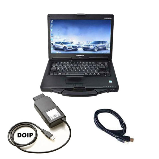 Dealer Tool -  JLR DoiP VCI SDD Pathfinder Interface and Panasonic CF53 Toughbook Laptop for Jaguar / Land Rover