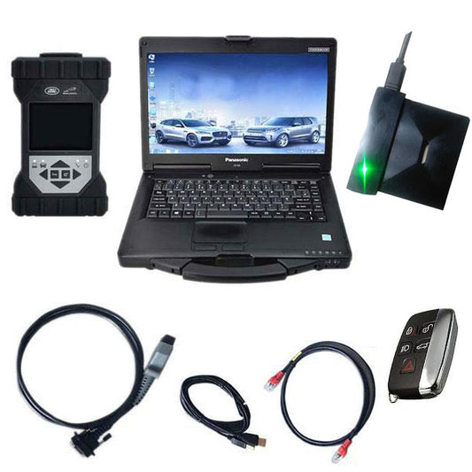 Original Dealer Tool - JLR Full Kit - JLR DoIP VCI SDD Pathfinder Interface + Panasonic CF53 Toughbook Laptop + Lock50 TagPro KVM Dump Tool - UHS Hardware