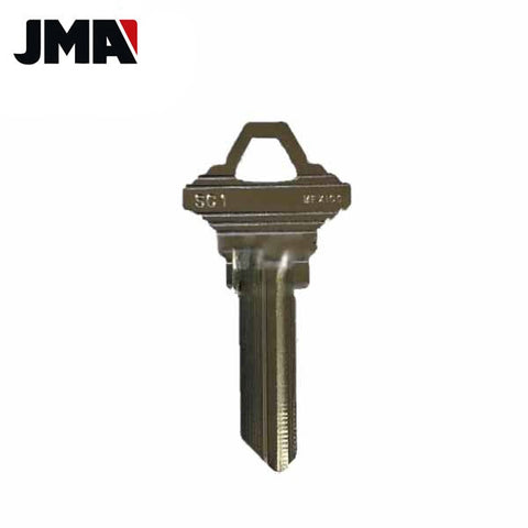 SC1 Keys - Nickel Finish Schlage Key Blanks (JMA)