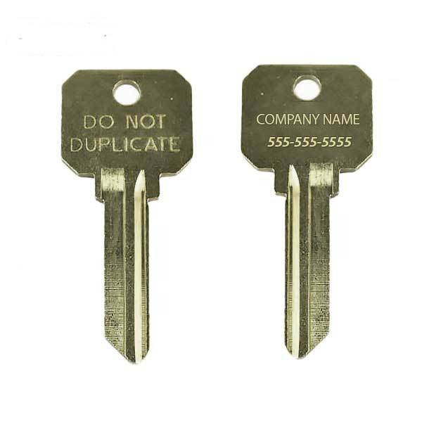 JMA - Custom Personalized Engraved - SC4 (Do Not Duplicate) Key Blanks ( PACK OF 500 ) - UHS Hardware