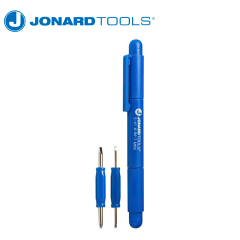Jonard Tools - 4-in-1 Mini All-Purpose Screwdriver (Pack of 10) - UHS Hardware