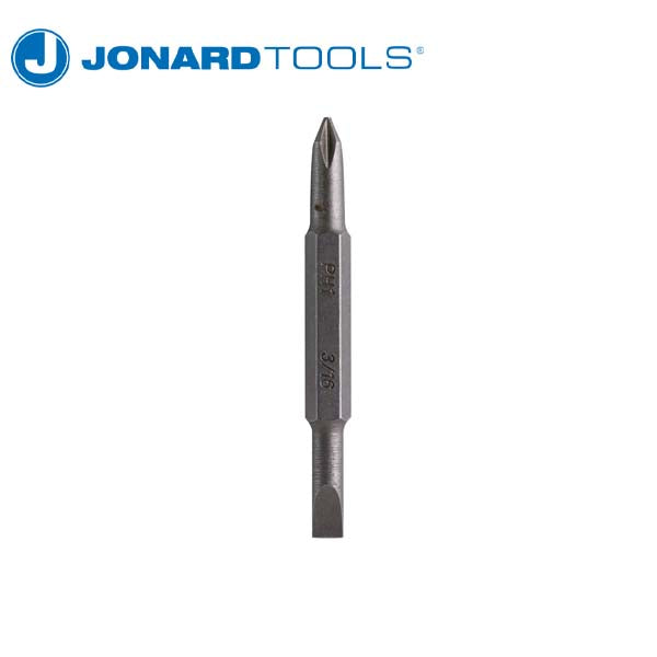 Jonard Tools - Replacement Bit - Phillips #1 & Slotted 3/16" - UHS Hardware