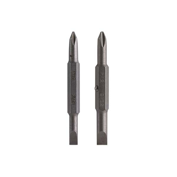 Jonard Tools - Replacement Bit Set - Phillips #1 & Slotted 3/16" and Phillips #2 & Slotted 9/16" - UHS Hardware