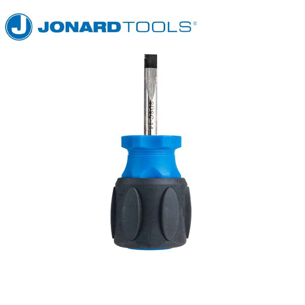 Jonard Tools - Cabinet Slotted Stubby Screwdriver - 1/4" x 1.5" - UHS Hardware