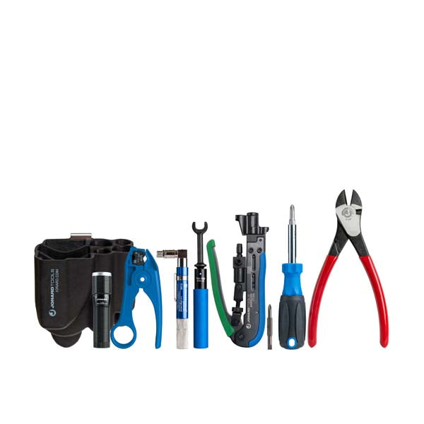 Jonard Tools - COAX Tool Kit with Universal Compression Tool for RG59/6 and CAT/TP Cables - UHS Hardware