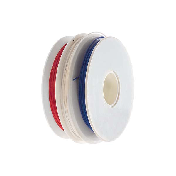 Jonard Tools - 30 AWG Kynar Wire - Red White Blue - 50 ft (Three Rolls) - UHS Hardware